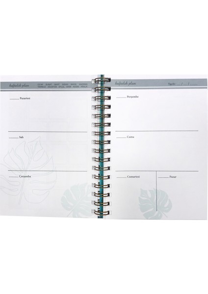 Fly Color A5 Süresiz Planlayıcı Ajanda My Planner Gold Iç Cepli