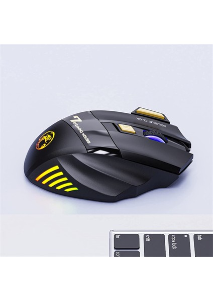 Imice Gw-X7 7 Tuşlu Sessiz 2.4g Wireless Bluetoothlu Şarj Edilebilir Kablosuz Gaming Mouse