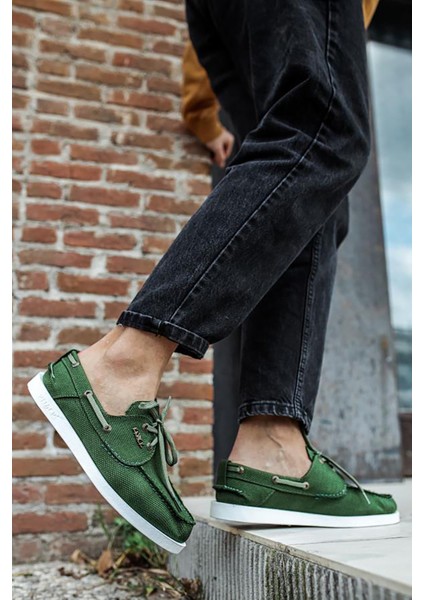 Yeşil Keten Casual Ayakkabı indirimleri