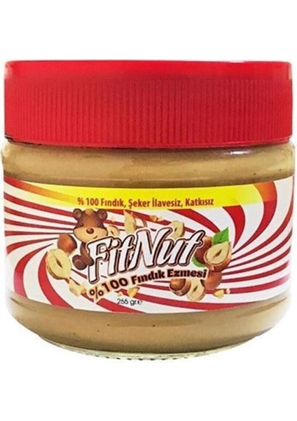 Fitnut Fındık Ezmesi 255 gr x 3 Adet