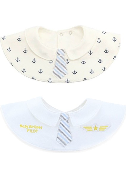 Bebekler Için 2 Adet Mama Önlüğü - Çok Renkli (Yurt Dışından)