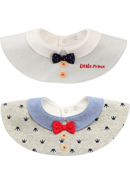 Bebekler Için 2 Adet Mama Önlüğü - Çok Renkli (Yurt Dışından)