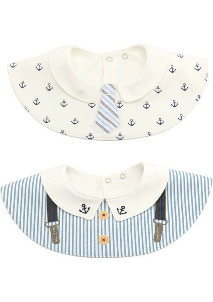 Bebekler Için 2 Adet Mama Önlüğü - Çok Renkli (Yurt Dışından)