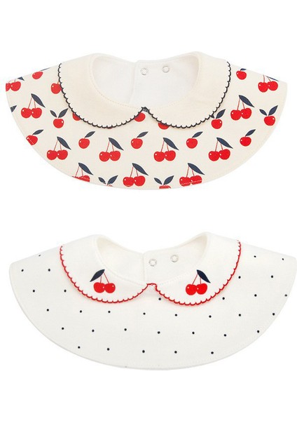 Bebekler Için 2 Adet Mama Önlüğü - Çok Renkli (Yurt Dışından)