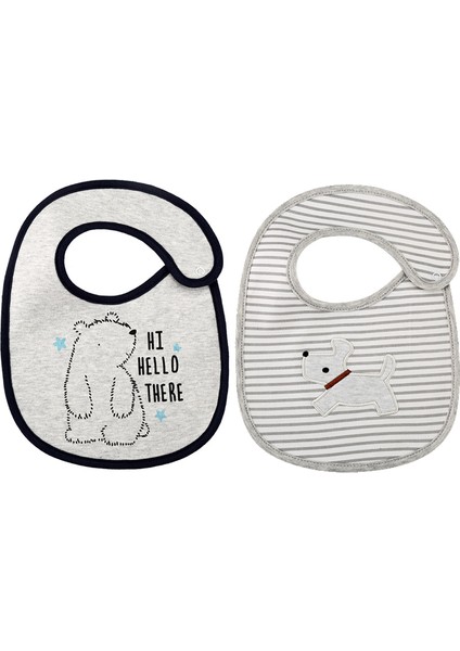 Bebekler Için 2 Adet Mama Önlüğü - Çok Renkli (Yurt Dışından)