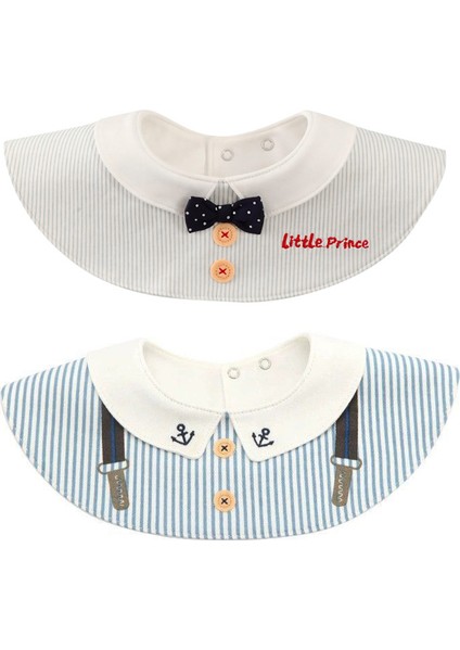 Bebekler Için 2 Adet Mama Önlüğü - Çok Renkli (Yurt Dışından)