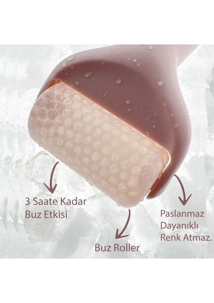 Pembe Kuvars Kalp Gua Sha Masaj Taşı ve Ice Roller Masaj Aleti Doğaltaş fırsatları