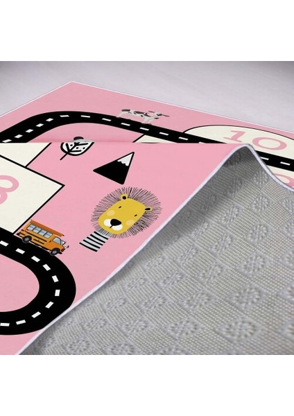 Dekoratif Kaymaz Taban Ince Leke Tutmaz Yıkanabilir Modern Eğlenceli Çocuk Halısı fiyatları