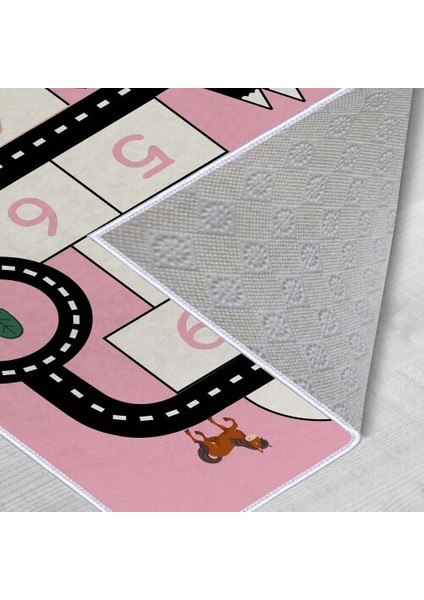 Dekoratif Kaymaz Taban Ince Leke Tutmaz Yıkanabilir Modern Eğlenceli Çocuk Halısı modelleri