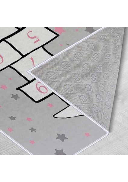 Dekoratif Kaymaz Taban Ince Leke Tutmaz Yıkanabilir Modern Eğlenceli Çocuk Halısı modelleri