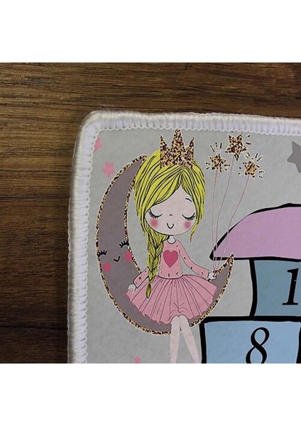 Dekoratif Kaymaz Taban Ince Leke Tutmaz Yıkanabilir Modern Eğlenceli Çocuk Halısı fırsatları