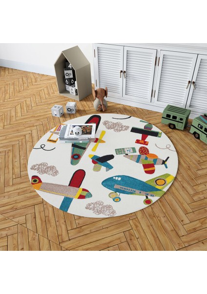 Dekoratif Pamuklu Dokuma Taban Ince Leke Tutmaz Yıkanabilir Modern Eğlenceli Çocuk Halısı fiyatları