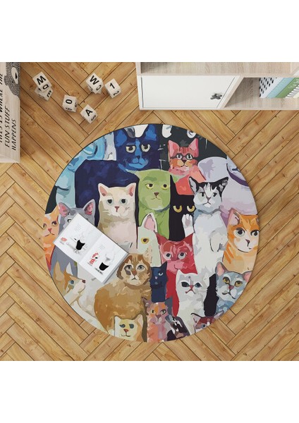 Dekoratif Pamuklu Dokuma Taban Ince Leke Tutmaz Yıkanabilir Modern Eğlenceli Çocuk Halısı fiyatları