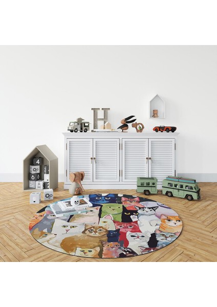 Dekoratif Pamuklu Dokuma Taban Ince Leke Tutmaz Yıkanabilir Modern Eğlenceli Çocuk Halısı modelleri