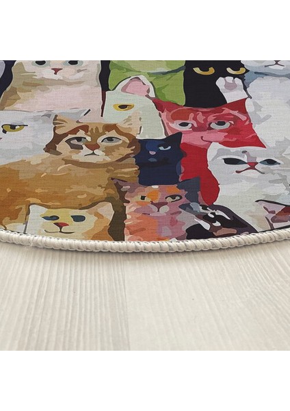 Dekoratif Pamuklu Dokuma Taban Ince Leke Tutmaz Yıkanabilir Modern Eğlenceli Çocuk Halısı fırsatları