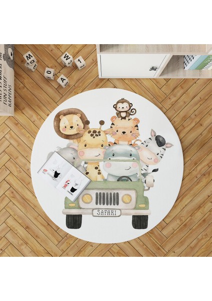 Dekoratif Pamuklu Dokuma Taban Ince Leke Tutmaz Yıkanabilir Modern Eğlenceli Çocuk Halısı fiyatları