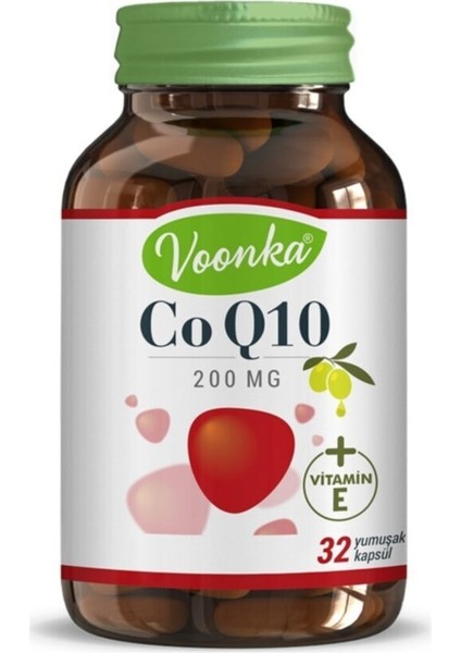 Yumuşak Kapsül COQ10 200 Mg 32