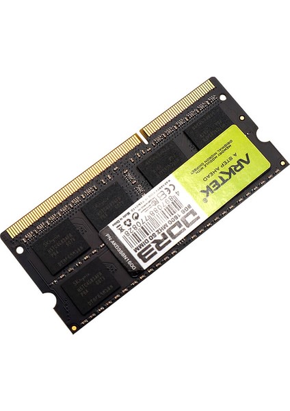 AKD3S8N1600, 8gb, Ddr3, 1600MHZ, 16 Chip, 1,35V, CL11, Notebook, Sodımm Ram