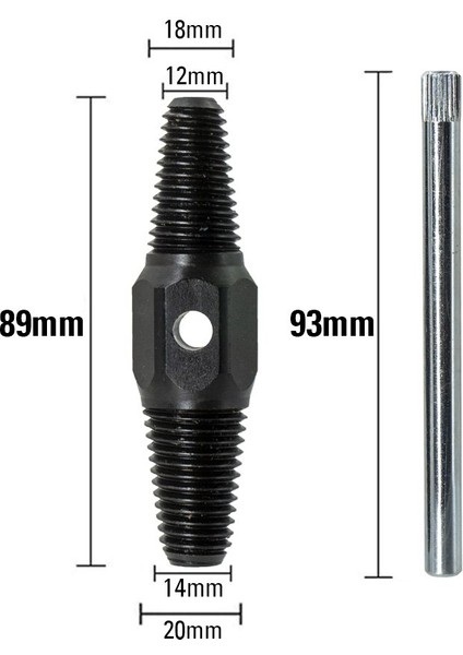 Çift Taraflı Ters Kılavuz Hasarlı Civata Vida Boru modelleri