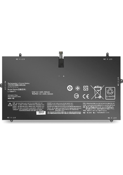 Lenovo 2ICP3/74/131-2 Batarya Pil