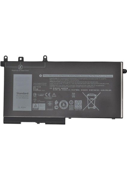 Dell Latitude E5590, E5591 Batarya Pil