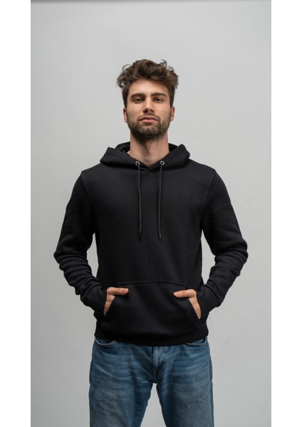 Sweatshirt 3 Iplik Şardonlu Kapşonlu