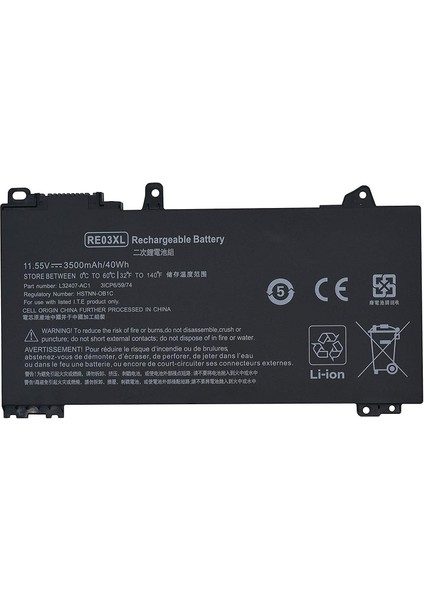 Hp Probook L32407-AC2, L32407-2C2 Batarya Pil