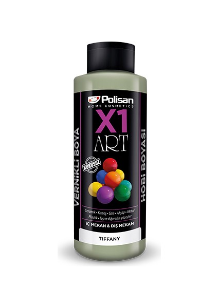 X1 Art Vernikli Hobi Boyası Tifany 120 ml