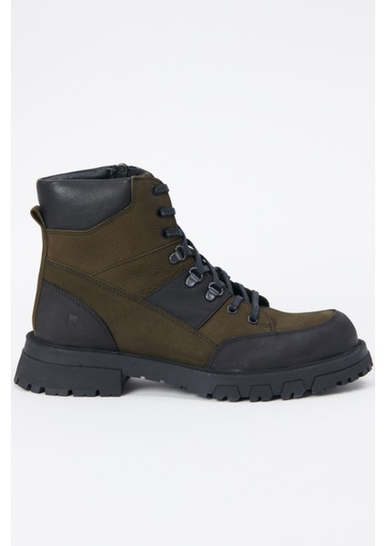 Wrangler Deri Kahverengi Postal Bot