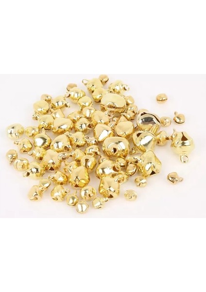 Tineke 25 Adet 12MM Gold Renk Kulplu Zil,çan,çıngırak,metal Amigurumi Zili,takı Aksesuar Yapımı