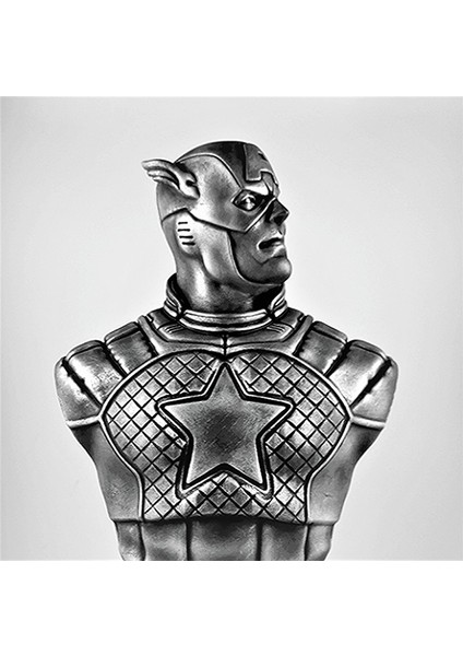 Captain America Büstü 10 cm Kaptan Amerika Figürü