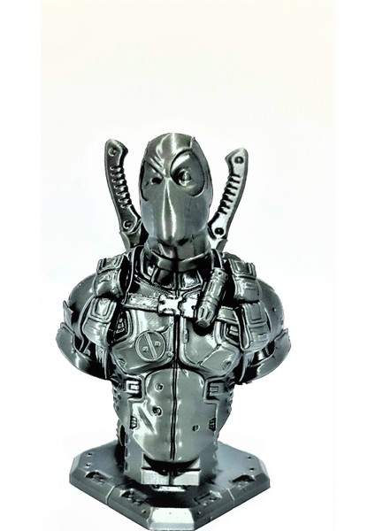 Marvel Deadpool Figürü 15 cm Dekoratif Deadpool Büstü