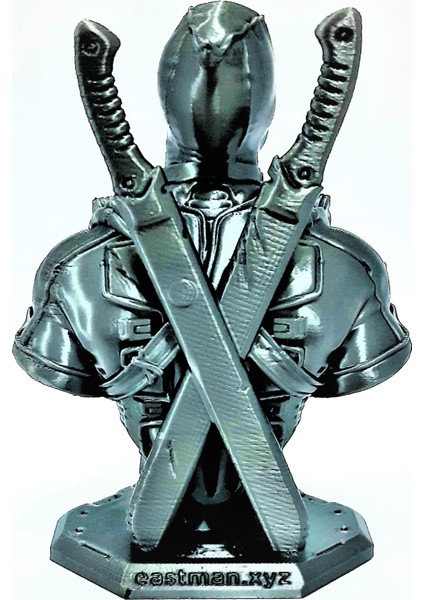Marvel Deadpool Figürü 15 cm Dekoratif Deadpool Büstü
