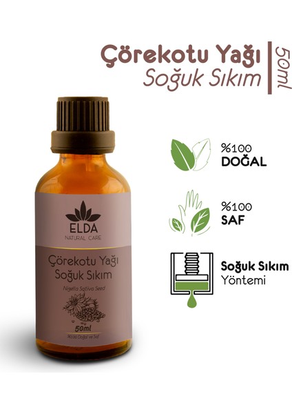 Çörekotu Yağı Soğuk Sıkım 50ML