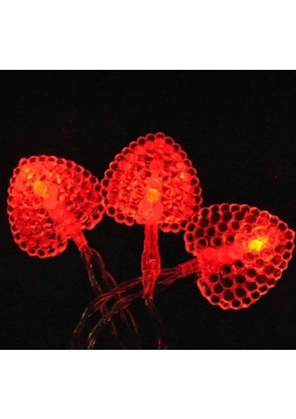 Kalp Şeklinde Perde LED Işık 2 Metre 124 Ledli 8 Animasyonlu Saçaklı LED Işık Birbirine Eklenebilir modelleri