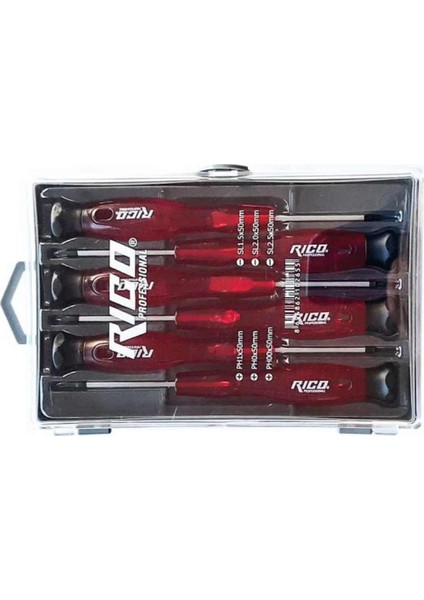 6pc Kraft Torx Elektronikçi Klemens Tornavida Seti 25 mm