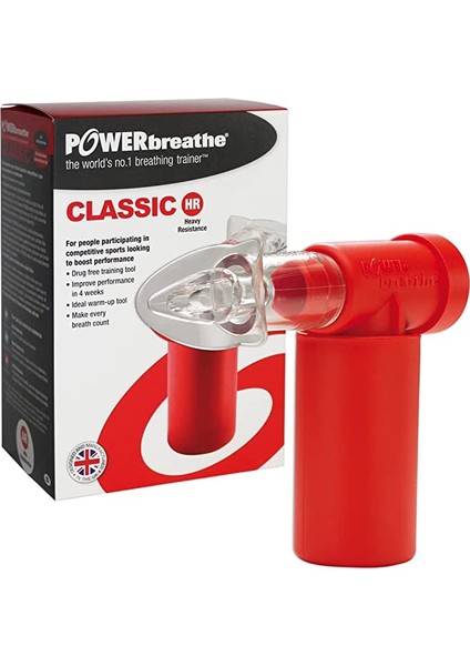 POWERbreathe Classic HR - Heavy Resistance (Kırmızı) 10-250 cmH2O