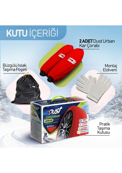 Urban Kar Çorabı - Kar Zinciri Muadili modelleri