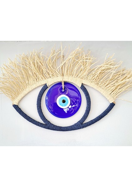 Nazar Boncuklu Göz Kasnak Duvar Dekoru fiyatları