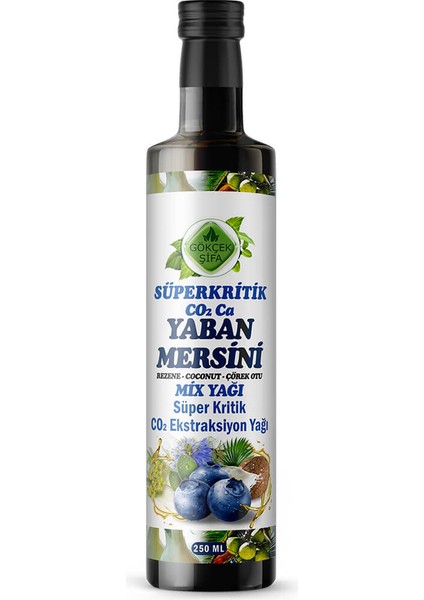 Yaban Mersini Süperkritik Mix Yağı 250 ml (BLUEBERRY SUPERCRİTİCAL MİX OİL)