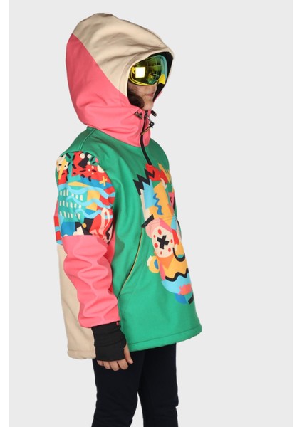 Crazy Bart Unisex Çocuk Kayak ve Snowboard, Kar Montu