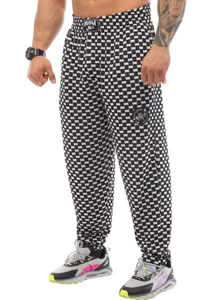 Erkek Eşofman Altı Plaid Şalvar Kesim PNT1364 fırsatları