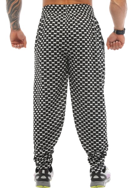 Erkek Eşofman Altı Plaid Şalvar Kesim PNT1364 indirimleri