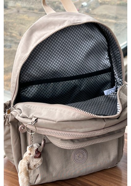 Açık Vizon Sırt Çantası Okul Çantası Laptop ve Seyahat Çantası Su Geçirmez Spor Çantası 40X30X15cm