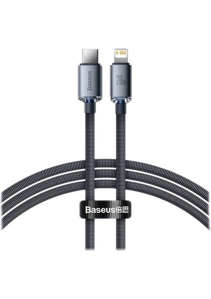 Crystal Shine 20W Type-C To Lightning Kablo 1.2m Siyah