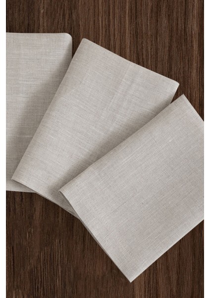 Klasik Keten Servis / Sunum / Yemek Peçetesi - 4'lü Set
