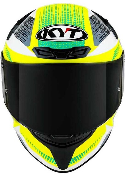 Kyt Tt-Course Kask Gear Siyah Sarı