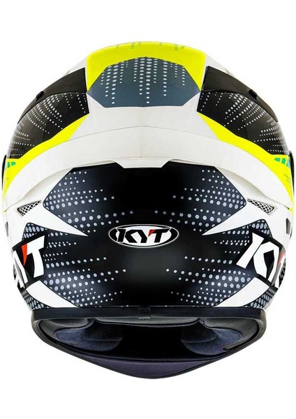 Kyt Tt-Course Kask Gear Siyah Sarı