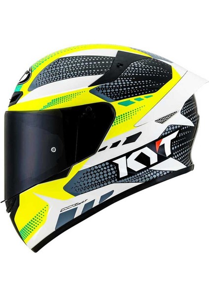 Kyt Tt-Course Kask Gear Siyah Sarı