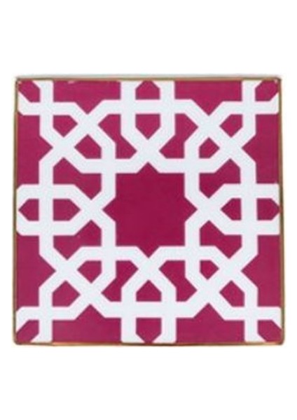 Morocco Fuşya Bardak Altlığı 10X10CM